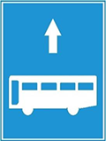 R.412a — Làn đường dành cho xe khách