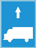 R.412c — Làn đường dành cho xe tải